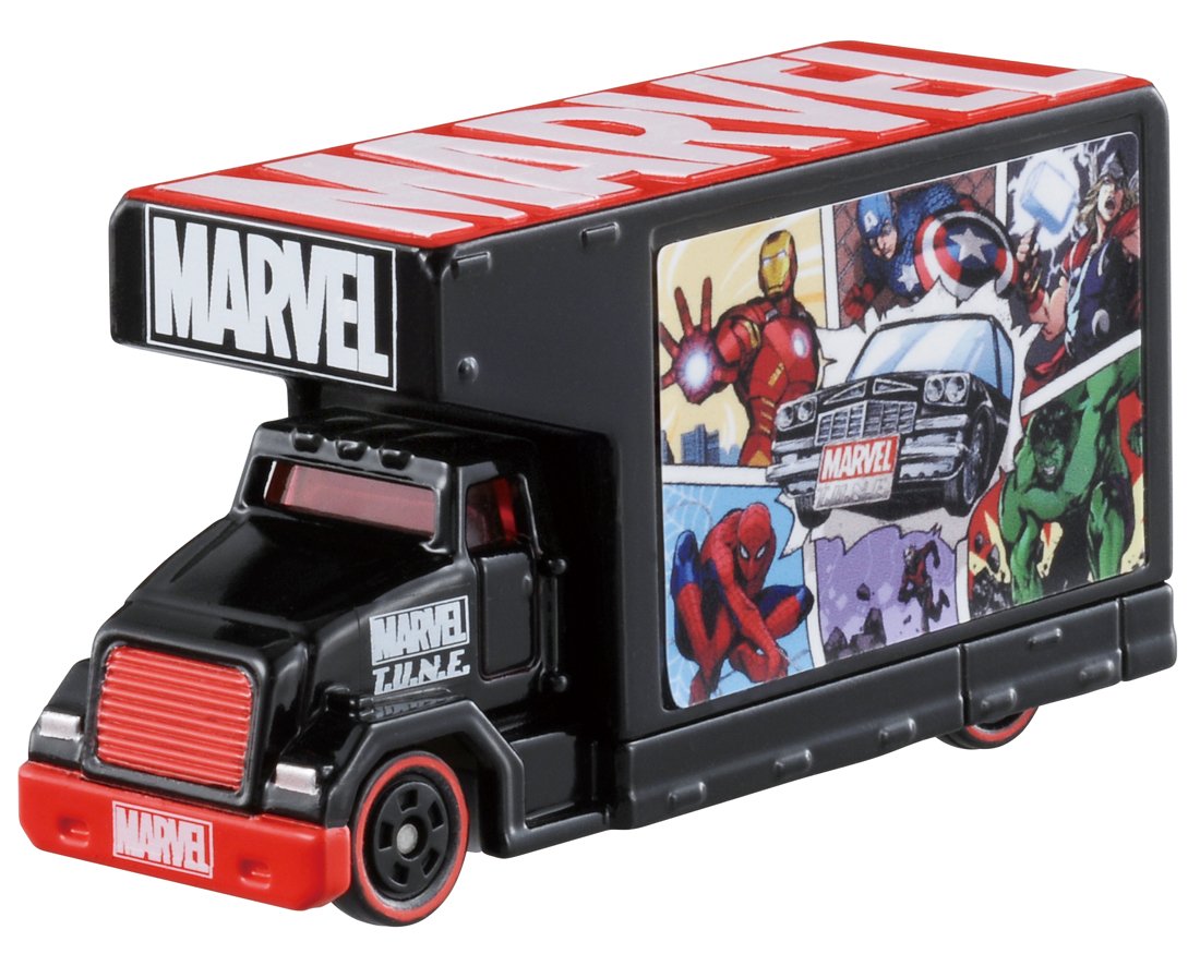 Takara Tomy Marvel Tune Tomica Evo.5.0 Ad Truck Marvel Tune Original (120735) Marvel Toys