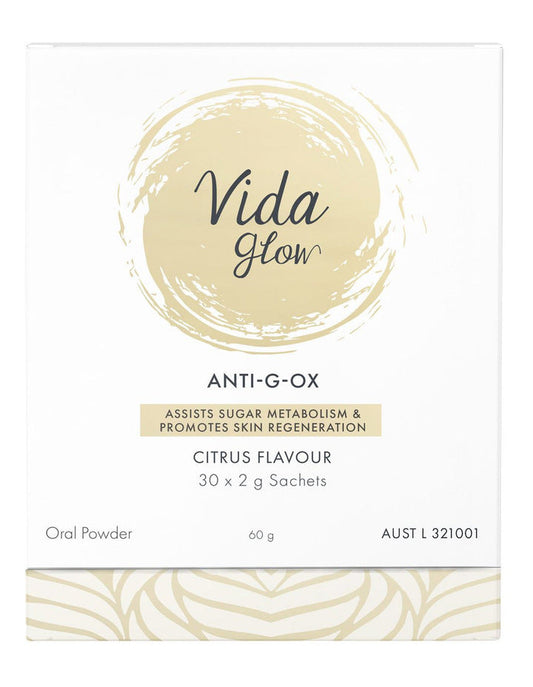 Vida Glow Anti-G-Ox Citrus Flavour 30 x 2G Sachets (Exp date: 09/2022)