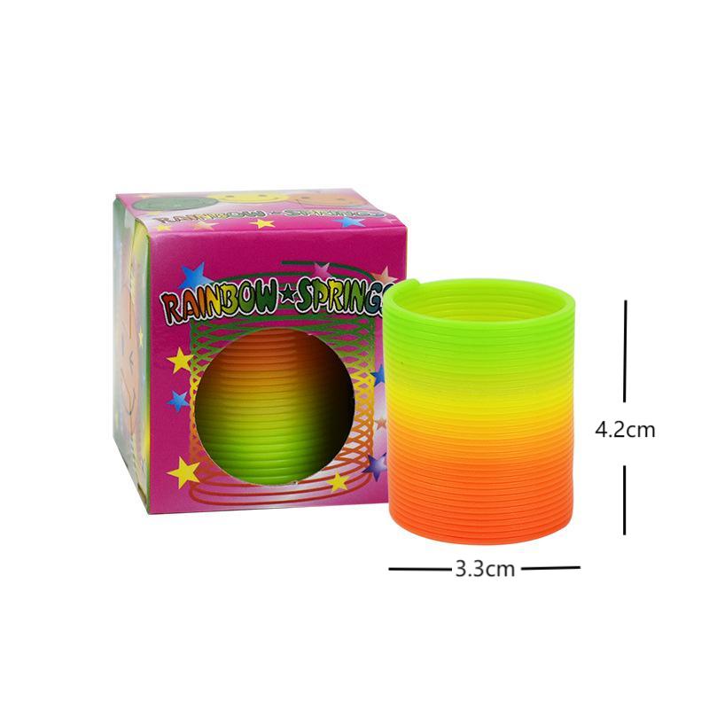 Rainbow Spring Coil Decompression Fun Toys