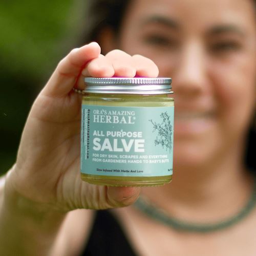 All Purpose Salve, Multipurpose Herbal Salve Skin Care Ora's Amazing Herbal Jar 4oz