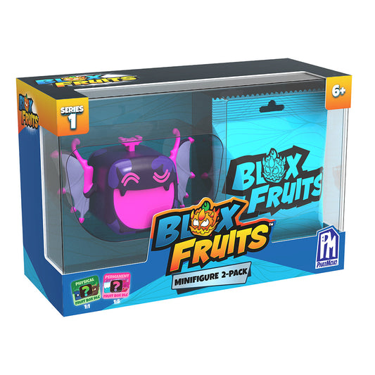 BLOX FRUITS - Mystery Fruit Minifigure 2-Pack (1.5" Tall, Series 1) [Includes DLC]