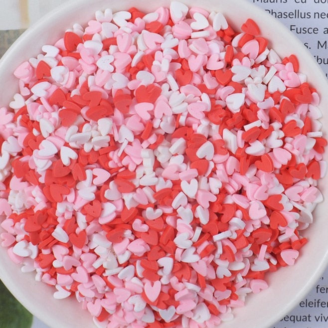 FLA 100g Slime Clay Fake Candy Sweets Sugar Sprinkle Decorations for Fake Cake Dessert Food Particles Decoration Toys