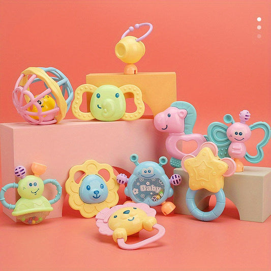 Chewy Teething Relief for Babies: Baby Rattle Teether Toy for Newborns!
