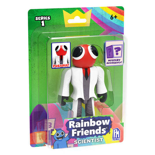 RAINBOW FRIENDS – Scientist Action Figure (5" Tall Posable Figure, Series 1)