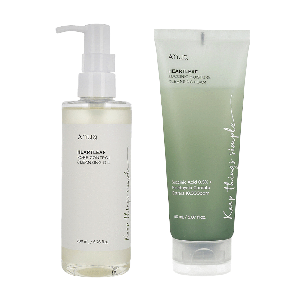 Anua Cleansing SET (Cleansing Oil+Foam) - DODOSKIN