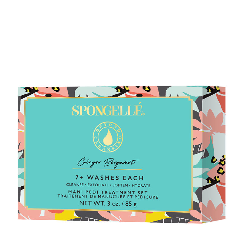 SPONGELLE | Ginger Bergamot Mani Pedi Treatment Set