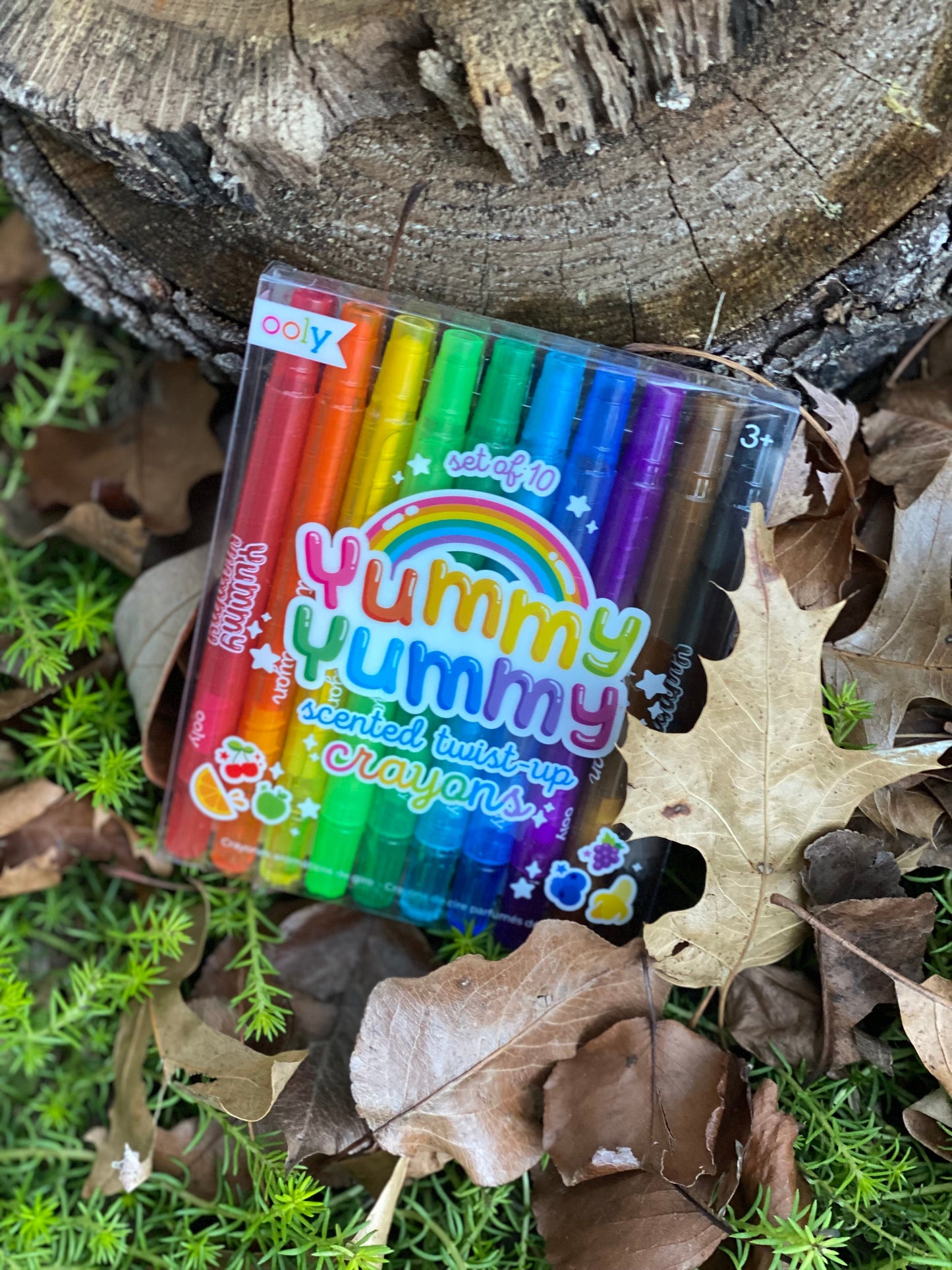 10 Yummy Yummy Scented Twist Up Crayons