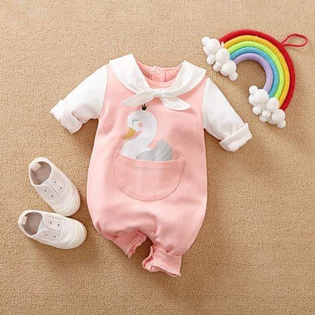 Baby Clothes 1 / 0-3 Months Cartoon Romper