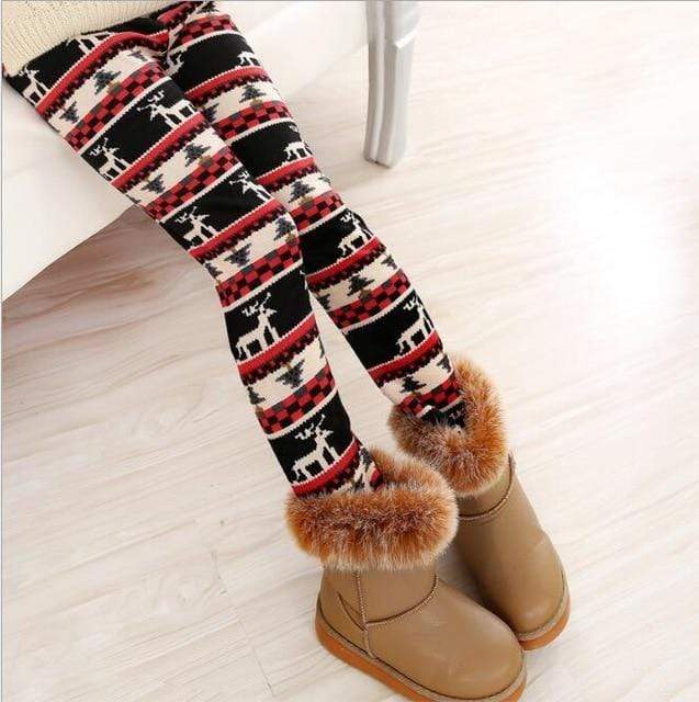 Girl's Clothing Deer / 2T Girl Velvet Legging Pants