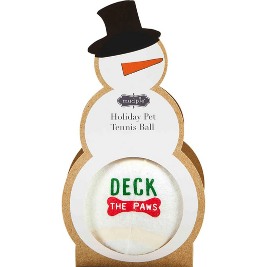 Mud Pie ACCESSORIES CHRISTMAS TENNIS BALLS
