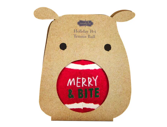 Mud Pie PET TOYS Christmas Tennis Balls