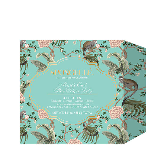 SPONGELLE | Mystic Oud & Star Tiger Lily Boxed Duo