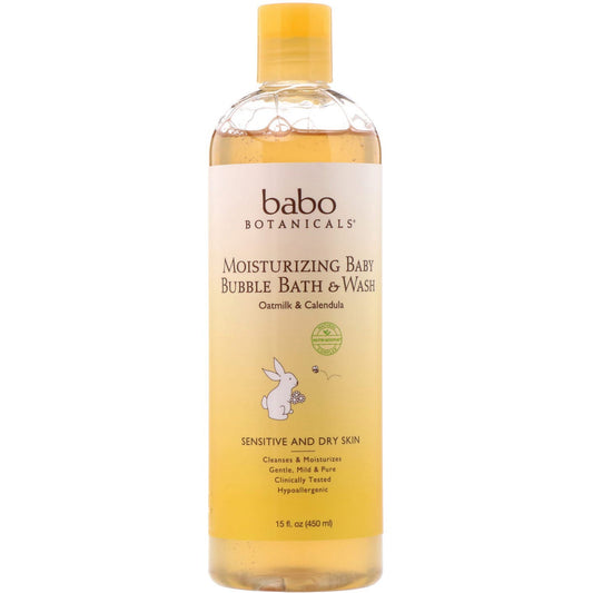 BABO BOTANICALS l Moisturizing Baby Bubble Bath & Wash