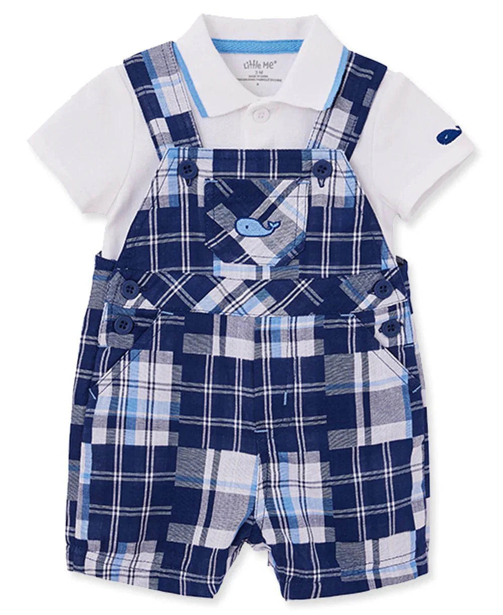 Patchwork Woven Shortall Set