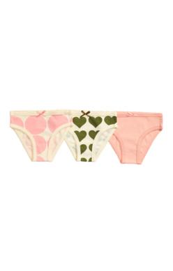 Pink Chicken Rose Dot Organic 3-pack Undies