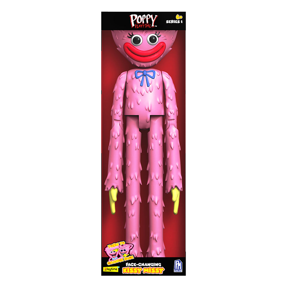 POPPY PLAYTIME - Kissy Missy Deluxe Face-Changing Action Figure (12" Posable Figure, Series 1) [OFFICIALLY LICENSED]
