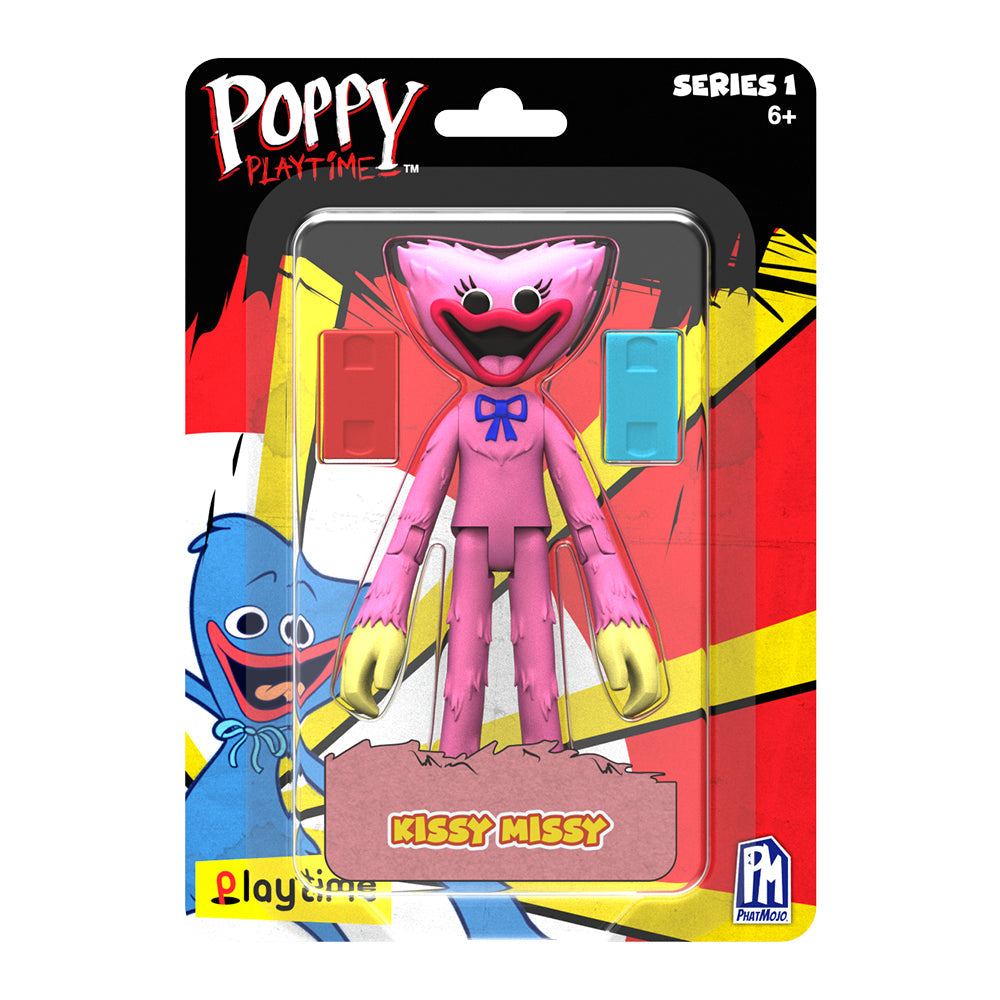 POPPY PLAYTIME - Kissy Missy Action Figure (5" Posable Figure, Series 1) [OFFICIALLY LICENSED]