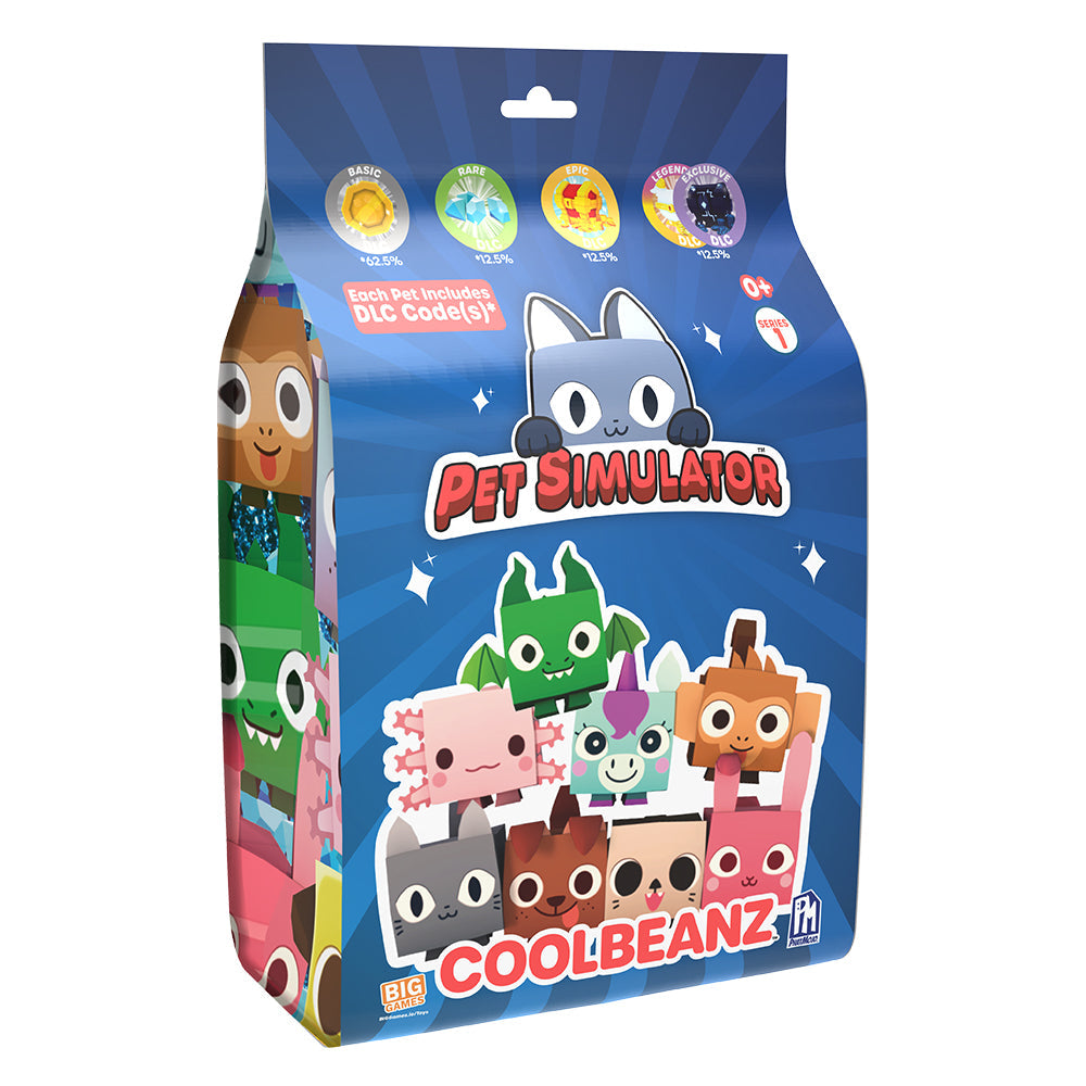 PET SIMULATOR - COOLBEANZ Mystery Plush (4" Beanie Plush, Series 1.5) [Includes DLC]