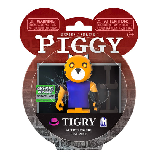 PIGGY - Tigry Action Figure (3.5" Buildable Toy, Series 1) [Includes DLC]