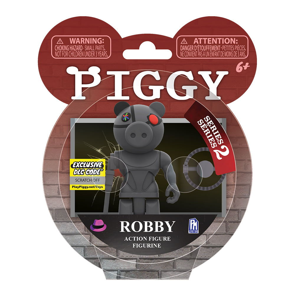 PIGGY - Robby Action Figure (3.5" Buildable Toy, Series 2) [Includes DLC]