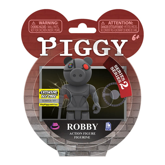 PIGGY - Robby Action Figure (3.5" Buildable Toy, Series 2) [Includes DLC]