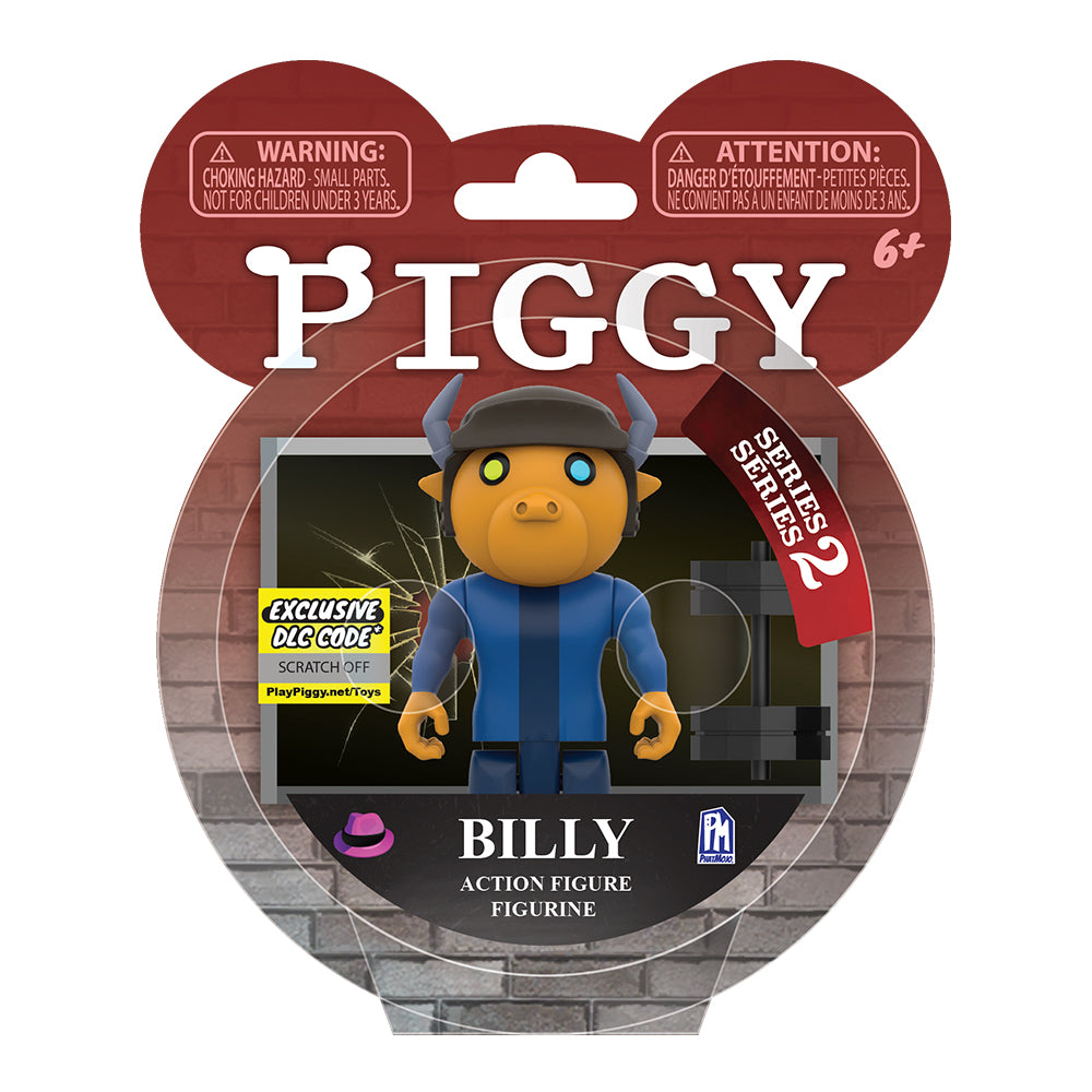 PIGGY - Billy Action Figure (3.5" Buildable Toy, Series 2) [Includes DLC]