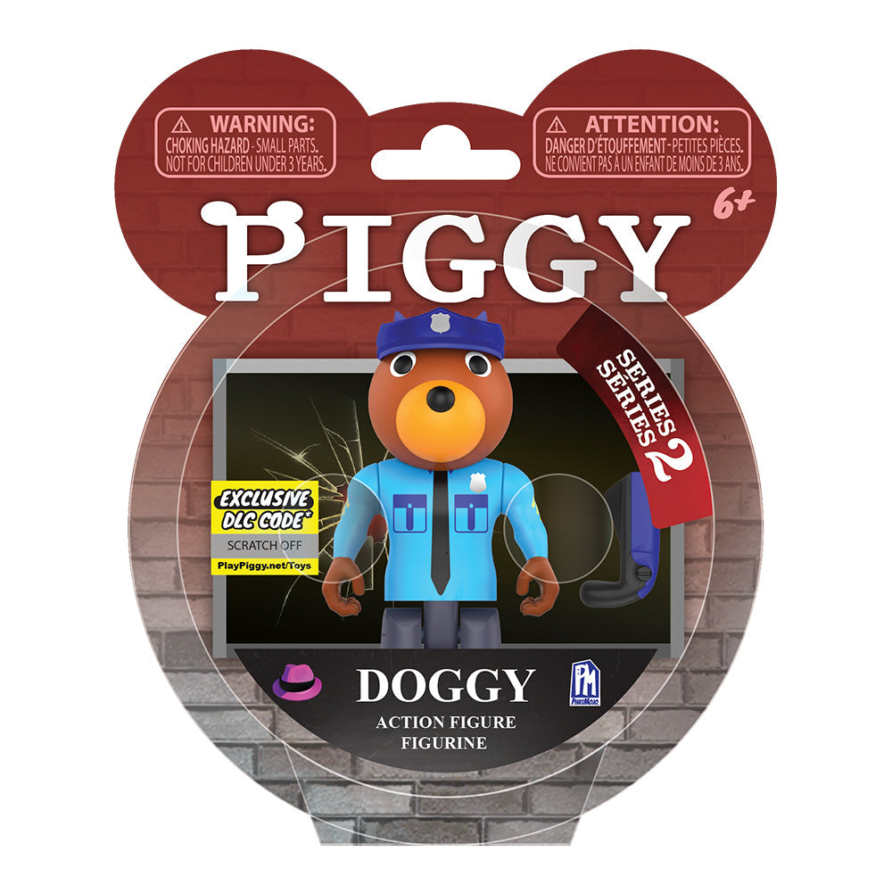 PIGGY - Doggy Action Figure (3.5" Buildable Toy, Series 2) [Includes DLC]