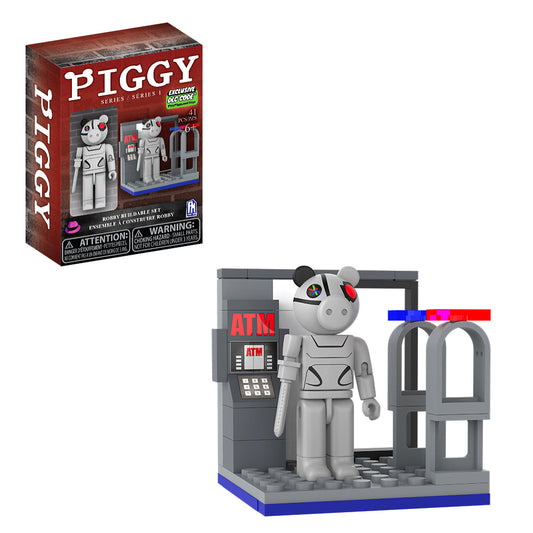 PIGGY - Robby Single Figure Buildable Set (41 Pieces, Series 1) [Includes DLC]