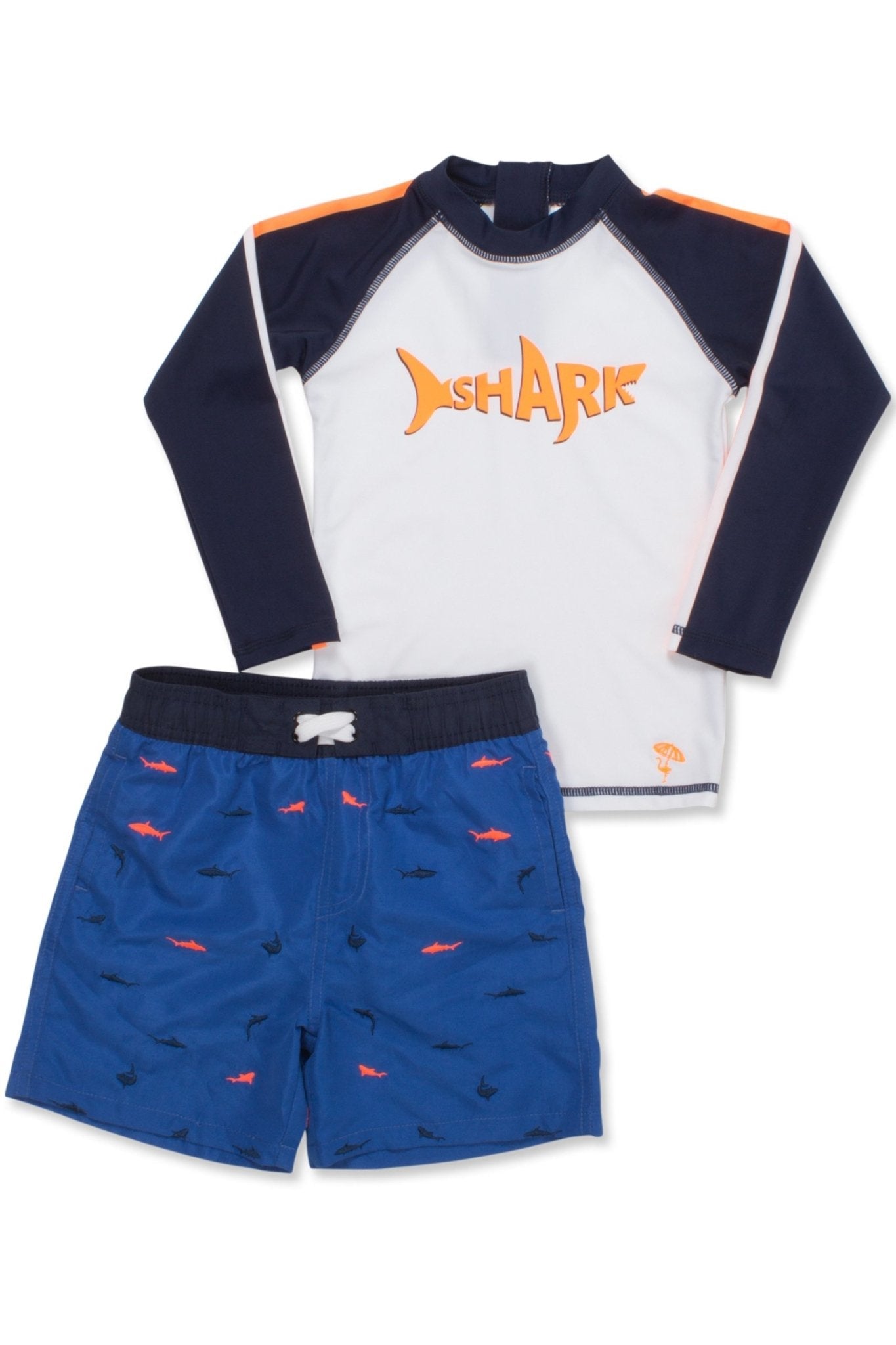 Shade Critter Rashguard Set- Shark blue - Tadpole