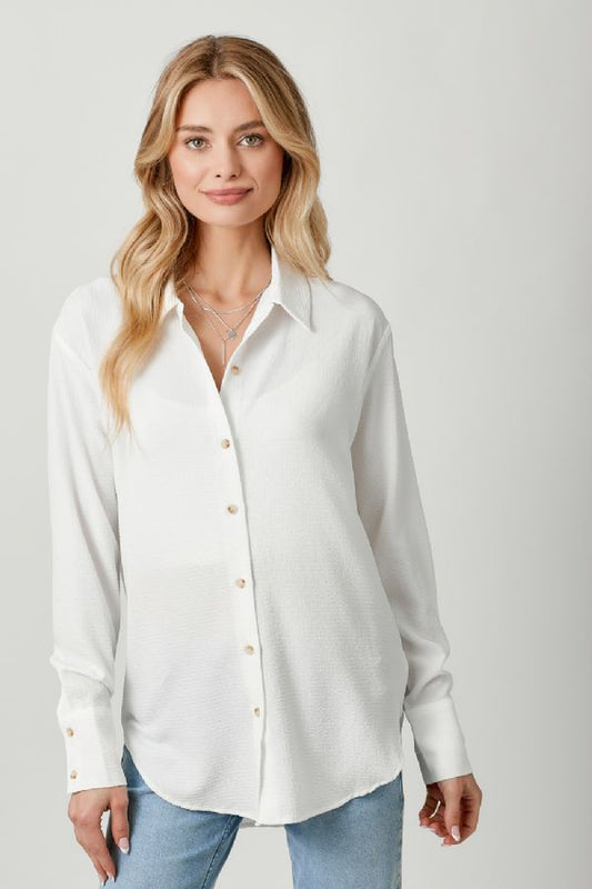 Textured Baggy Shirt