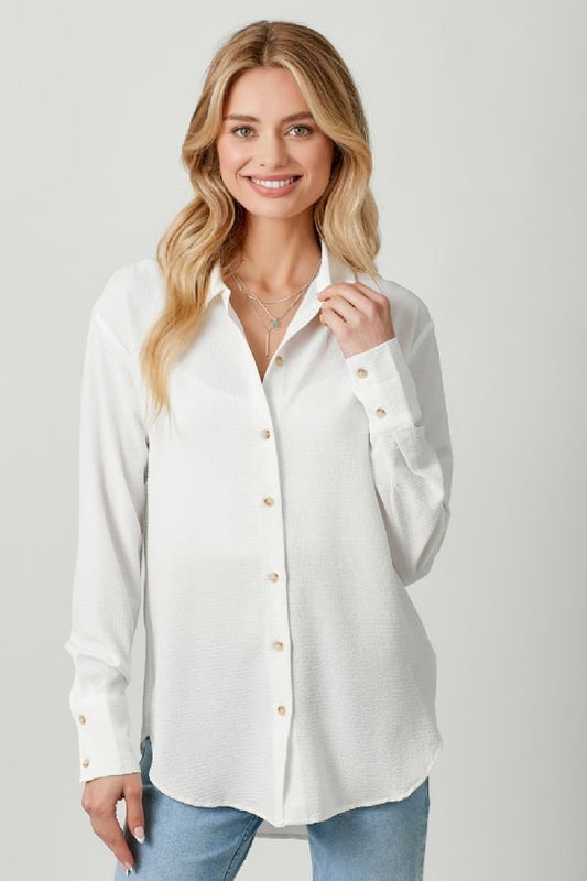 Textured Baggy Shirt