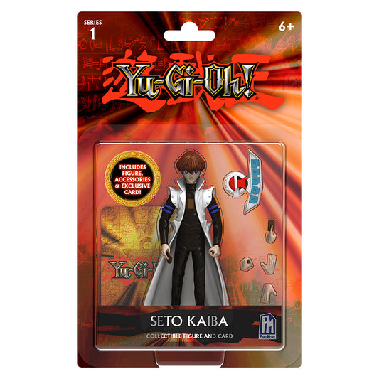Yu-Gi-Oh!® - Seto Kaiba Action Figure (5" Figure w/ Accessories & Special-Edition Card, Series 1)