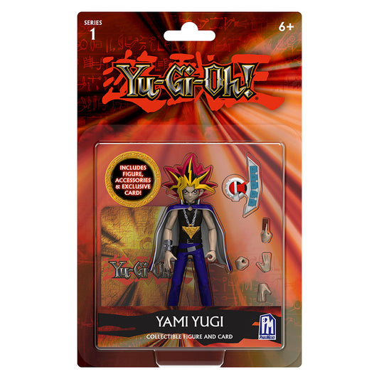 Yu-Gi-Oh!® - Yami Yugi Action Figure (5" Figure w/ Accessories & Special-Edition Card, Series 1)